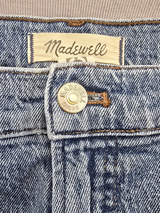 Madewell The Perfect Vintage Wide Leg Jeans, Size 31, Euc, Wide Leg, Full Lenght - Picture 8 of 9